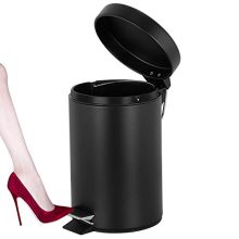 Trash Can with Lid Soft Close and Removable Inner Wastebasket