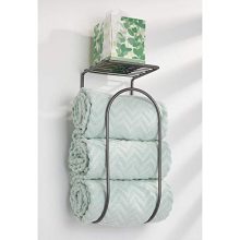 Organizer with Storage Shelf - for Bathroom Towels, Washcloths