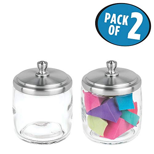 Glass Storage Organizer Canister Apothecary Jar