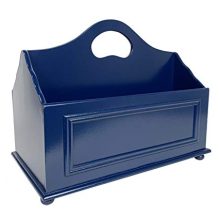 Wooden Storage Basket for Books, Newspapers