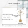 Greneric Modern Metal Hat Rack Dome Shape Cap Stand