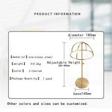 Greneric Modern Metal Hat Rack Dome Shape Cap Stand