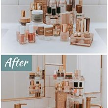 Spinning Storage for Skincare Makeup Organizer by Tranquil Abode