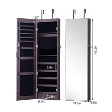 Armoire Organizer Mirror Jewelry Cabinet Full Screen
