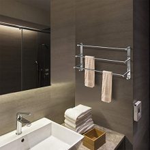 24-Inch Stainless Steel Wall Towel Rack for Bathroom