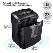 Bonsaii 18-Sheet Heavy Duty EverShred Cross-Cut Paper