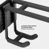 Ski Wall Rack for Home and Garage Storage, Wall Mounted