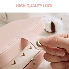 Jewelry Box Organiser Small Travel PU Leather