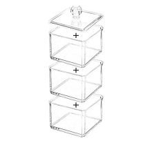 Cosmetic Organizer Makeup Storage Organizer For Cotton Swabs