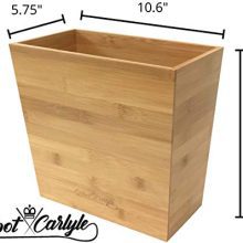Bamboo Waste Basket | Waste Basket for Bathroom