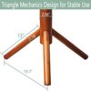 Bamboo Free Standing Coat Rack Stand