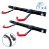 Maximize Your Space with Bike Wall Mount Storage Rack - Hang Up to 4 Bicycles Effortlessly