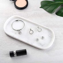 Resin Marble Pattern Soap Tray Bathtub Tray