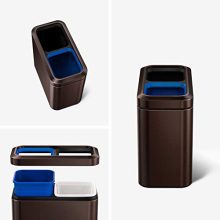 simplehuman 20 Liter / 5.3 Gallon Dual Compartment
