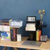 YCOCO Desktop Shelf Bookshelf,Wood Countertop Bookcase