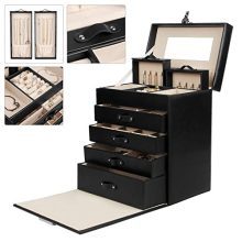 Homde Jewelry Box Girls Fully Locking Organizer