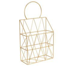 YINASI Metal Wire Magazine Holder Newspaper Organizer Storage Basket