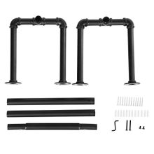 Wall-Mounted Clothes Rack Industrial Pipe Clothes Hanging Bar