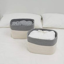 Storage Bins Cube Organizer Decorative Woven Basket