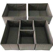 Sodynee Foldable Cloth Storage Box Closet, Dresser Drawer Organizer