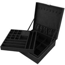 Jewelry Box for Women, QBeel 2 Layer, 36 Compartments