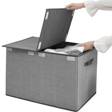 Toy Chest Storage Organizer with Flip-Top Lid