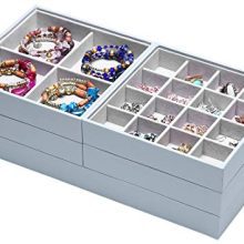 Magic Stackable Jewelry Trays Closet Dresser Drawer Organizer
