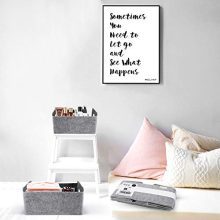 WELAXY storage baskets Felt Foldable Drawer Organizer