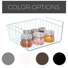 Smart Design Undershelf Storage Basket - Small - Snug Fit Arms