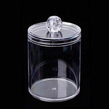 AXX Qtip Dispenser Apothecary Jars Bathroom - Qtip Holder Storage Canister