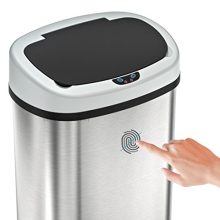 Automatic Sensor Kitchen Trash Can with Power Adapter