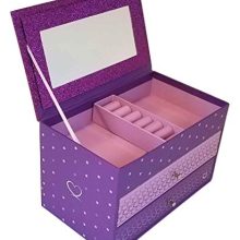Jewelry Box for Girls - Pink and Purple Sparkles