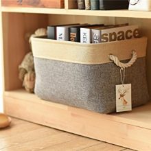 Fabric Storage Bin Organizer Basket with Handles