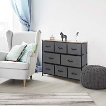 8 Drawer Dresser Organizer Fabric Storage Chest
