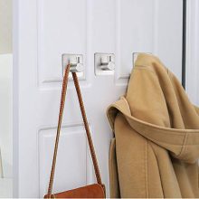FOTYRIG Adhesive Hooks Stick on Hooks Bathroom Hangers