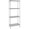 18 inch x 36 inch Chrome Wire 4 Shelf Kit