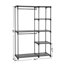 SONGMICS Freestanding Closet Organizer, Portable Wardrobe