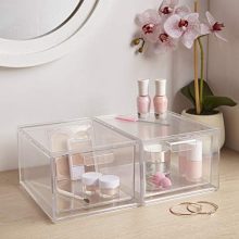 Audrey Stackable Cosmetic Organizer Drawers
