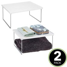 mDesign Modern Metal Closet, Cabinet