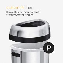 60 Liter Open Top Trash Can - Commercial-Grade, Durable, and Stylish Stainless Steel Waste Solution