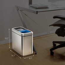 simplehuman 20 Liter / 5.3 Gallon Dual Compartment