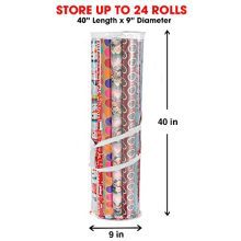 Primode Wrapping Paper Storage Bag, Gift Wrap Organizer