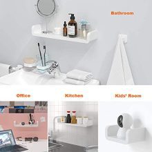 Maximize Your Space with Adhesive Floating Shelves - Set of 3 - Elevate Your Home Organization