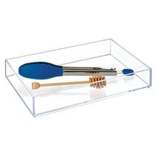 iDesign Clarity Plastic Drawer Organizer, Storage Container for Vanity