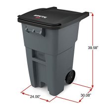 Rollout Heavy-Duty Wheeled Recycling Bin