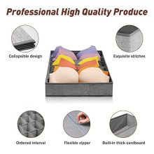 Drawer Organizer, 4 Set Foldable Underwear Drawer Organizer