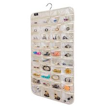 Hanging Jewelry Organizer Beige