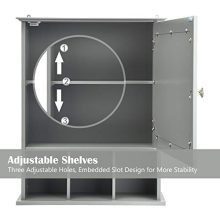 Bathroom Wall Mounted Storage Cabinet with Adjustable Shelf