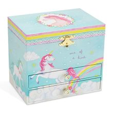 Unicorn and Rainbow Musical Jewelry Box