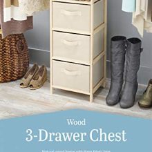 Whitmor 3 Drawer Wood Chest Natural Pine